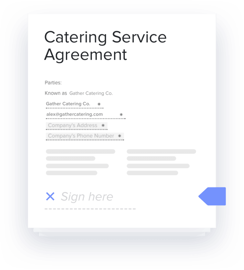 catering contract template