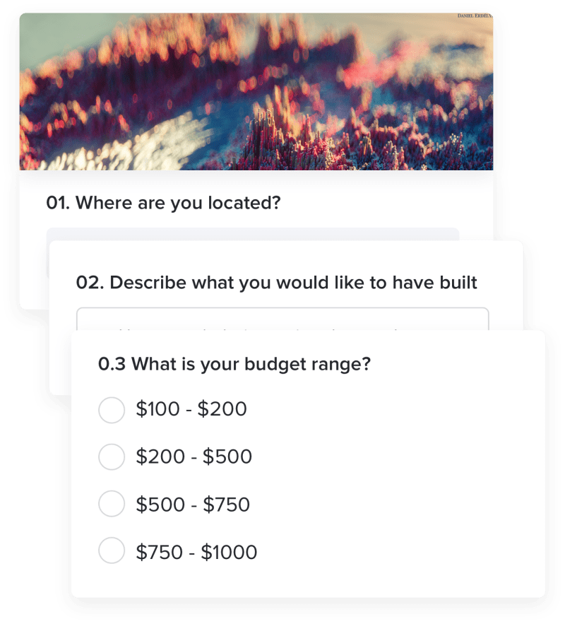 freelancer questionnaire templates