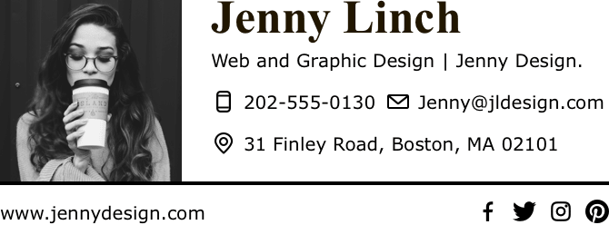 create email signature design