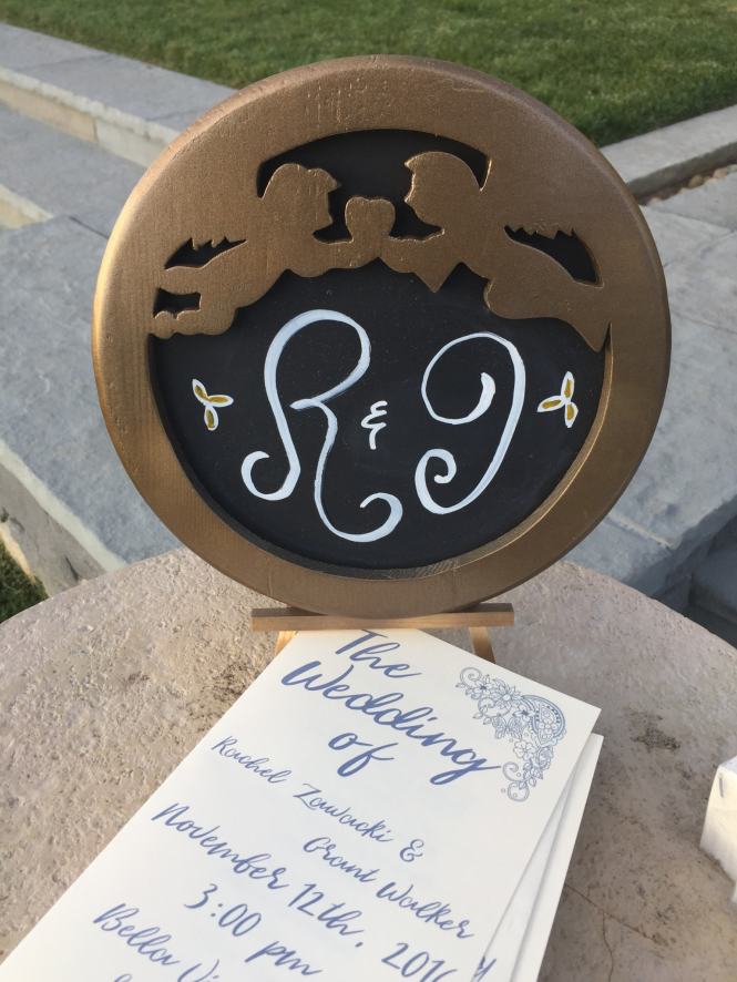 Signage for Sonoma Wedding in Lovall Valley Road, Sonoma, CA, United States HoneyBook