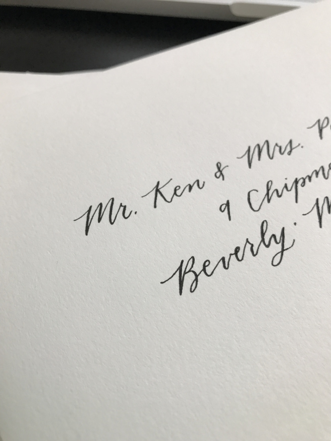 Bespoke Handwritten Wedding Envelopes HoneyBook