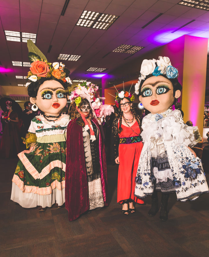 La Catrina Ball in San Antonio Public Library, San Antonio, TX, USA