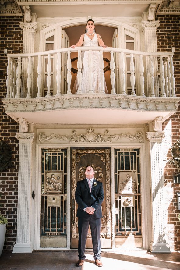 Jenn + Will in Mosteller Mansion Special Events Banquets Catering