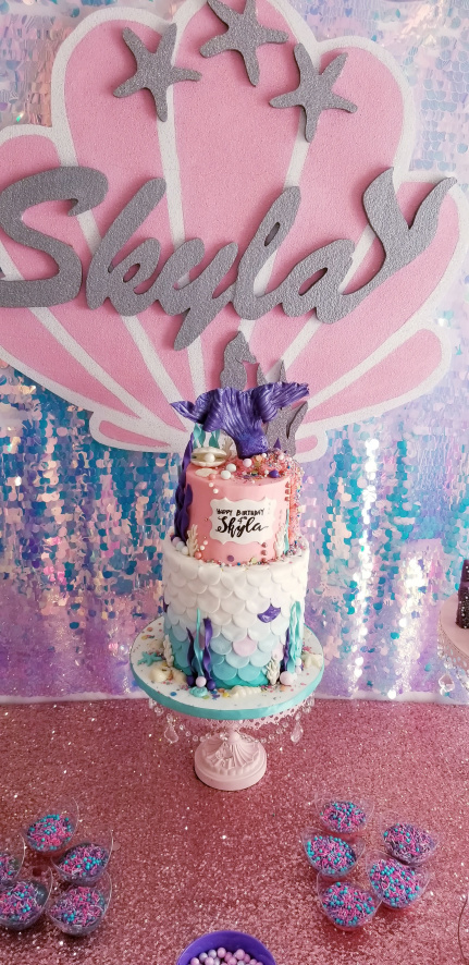 Little Mermaid Cake - Decorated Cake by Jerri - CakesDecor