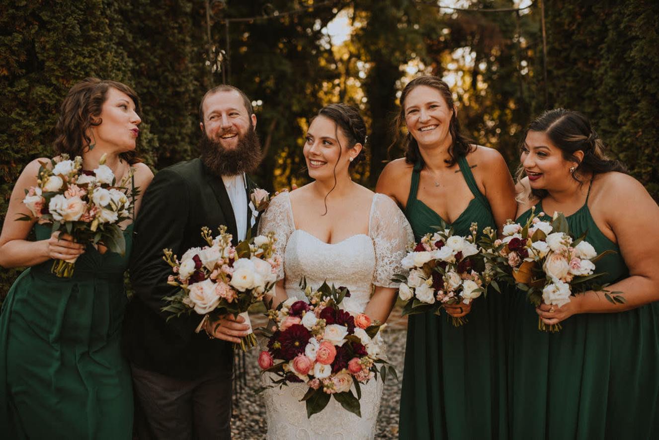Courtney & Austin in Historic Mankin Mansion Private Wedding & Event