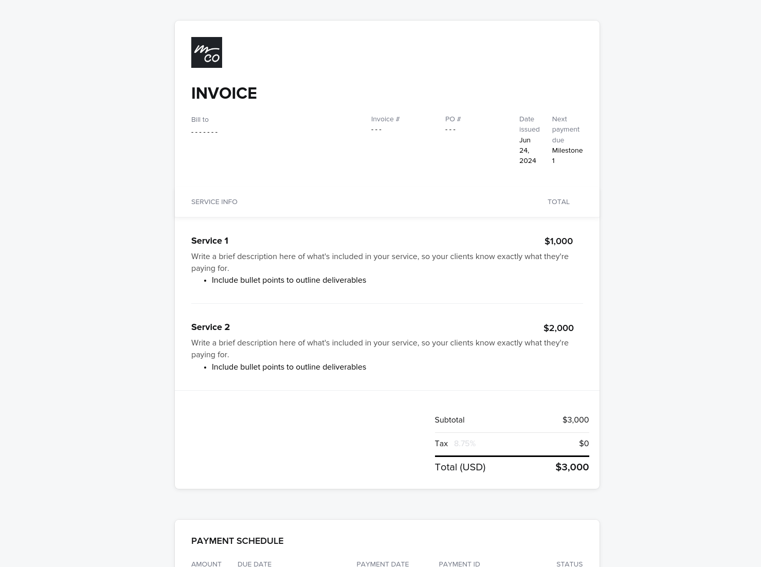 Invoice