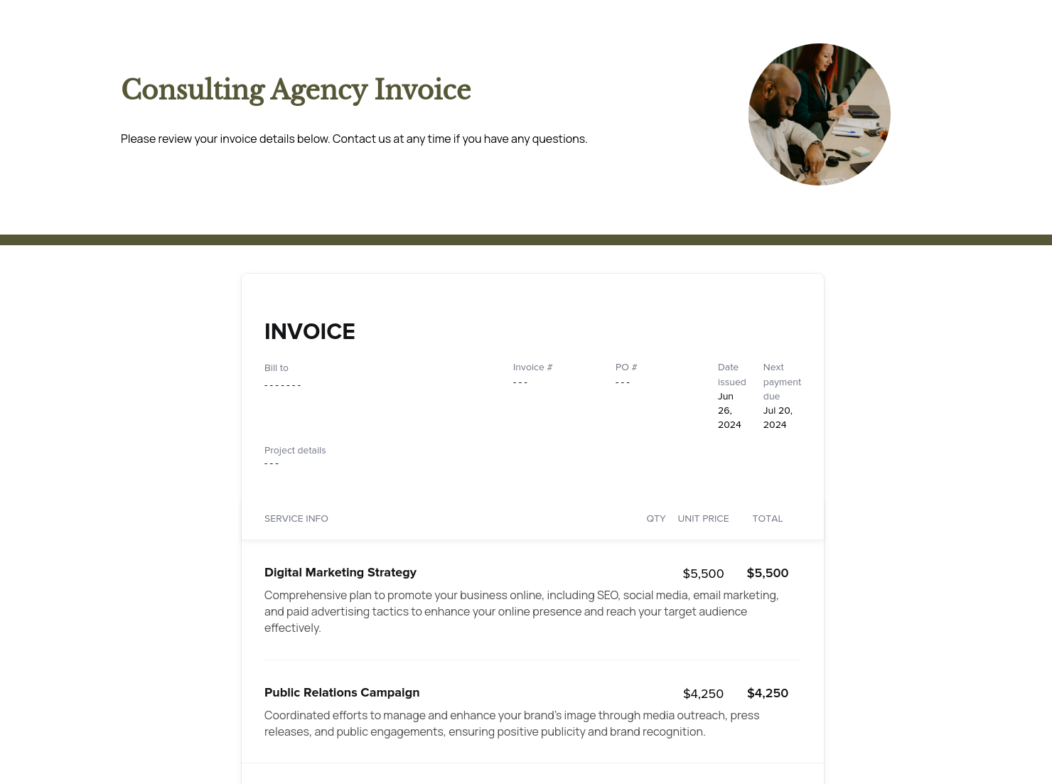 Invoice