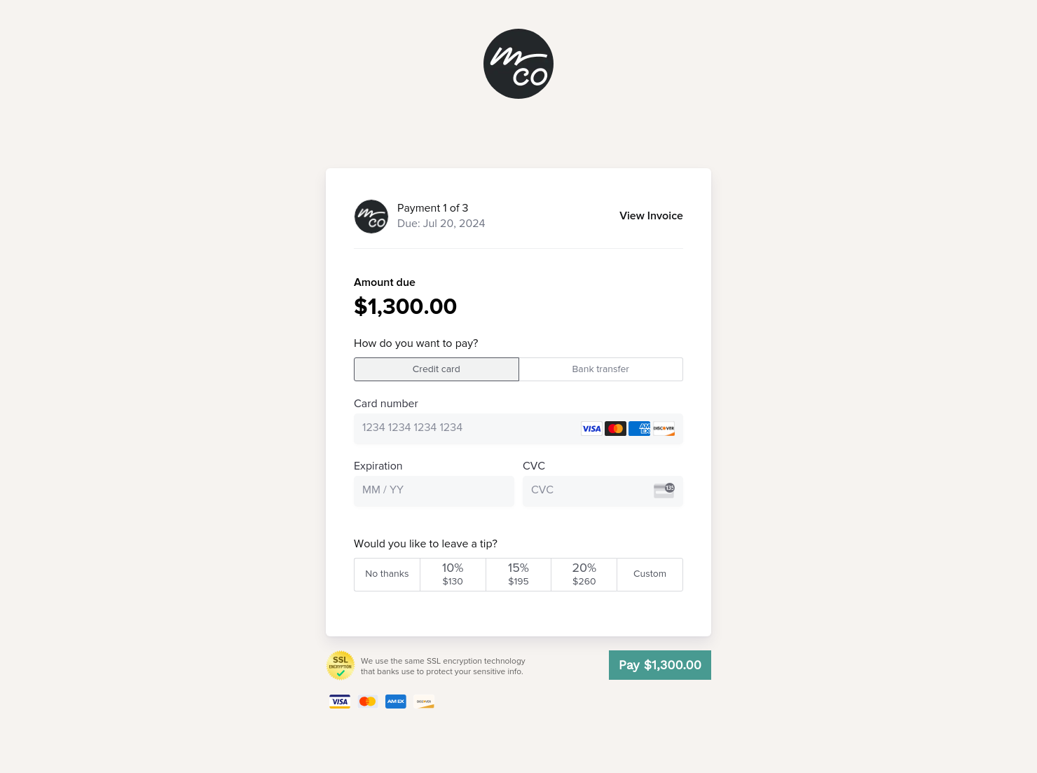 Payment