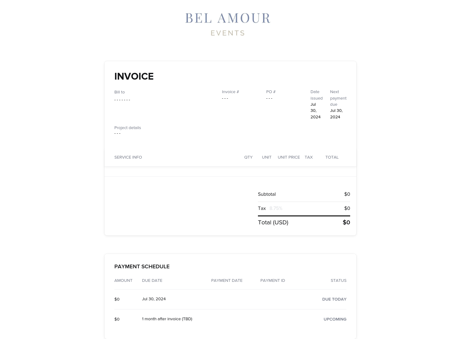 Invoice