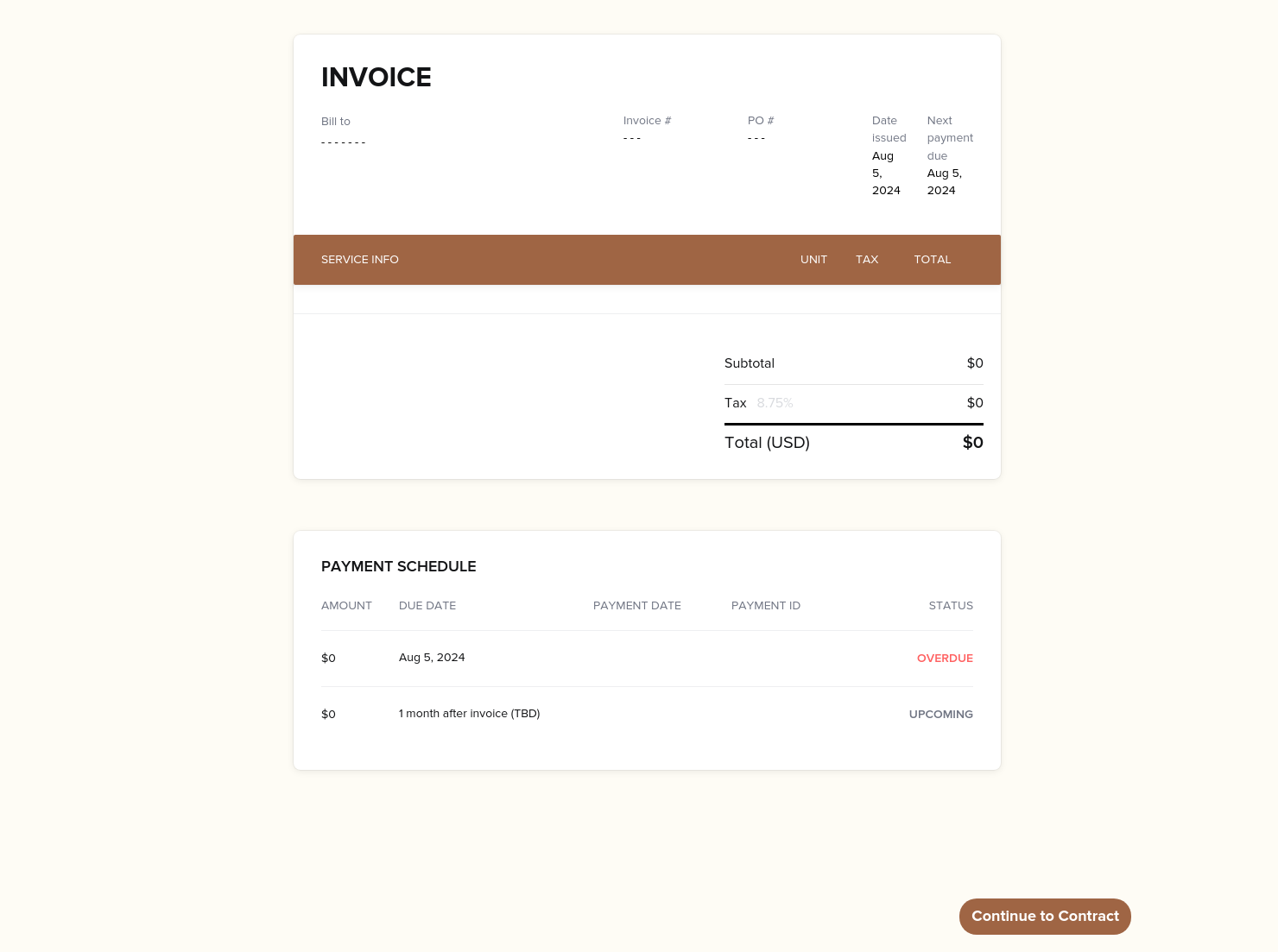 Invoice