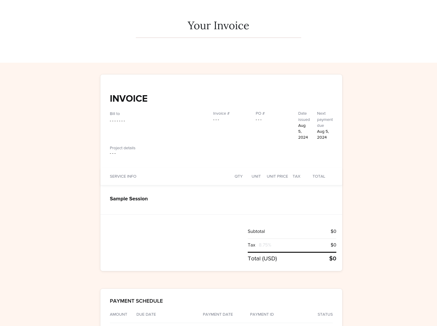 Invoice