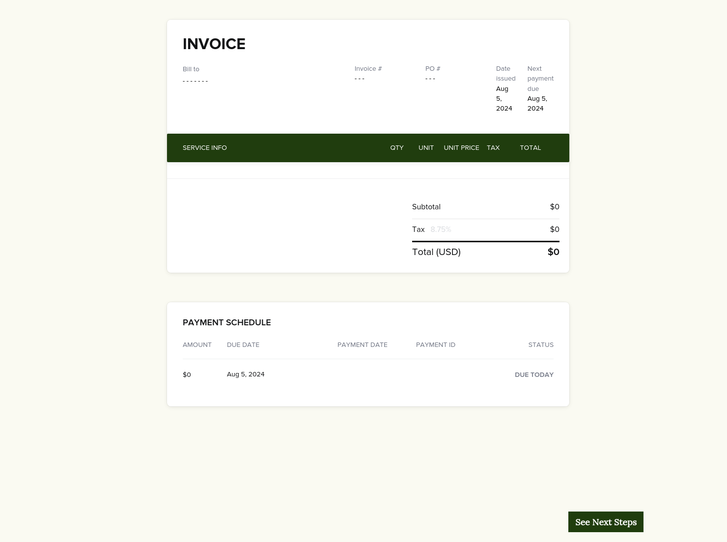 Invoice