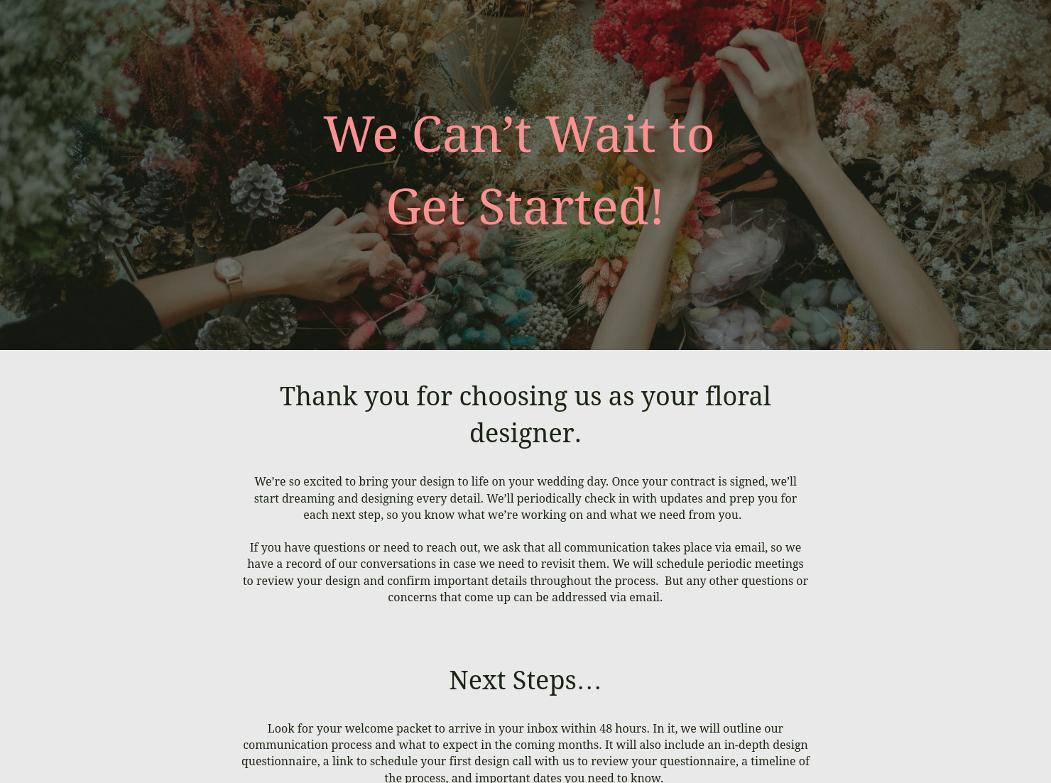 Next Steps
