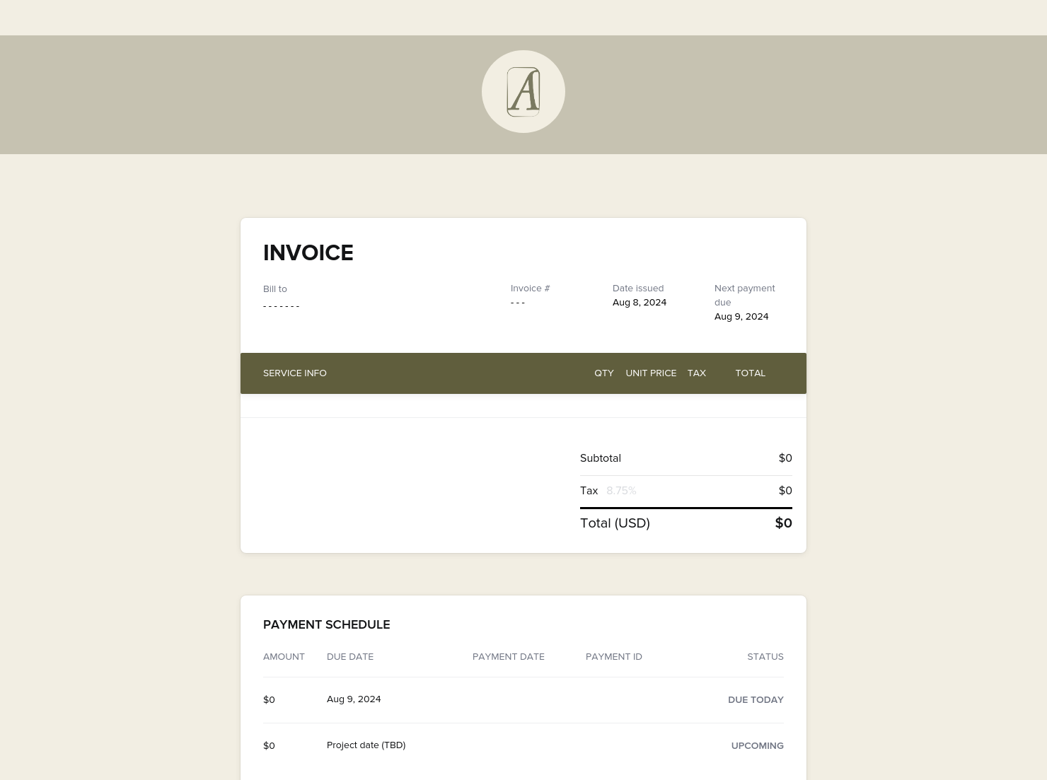 Invoice