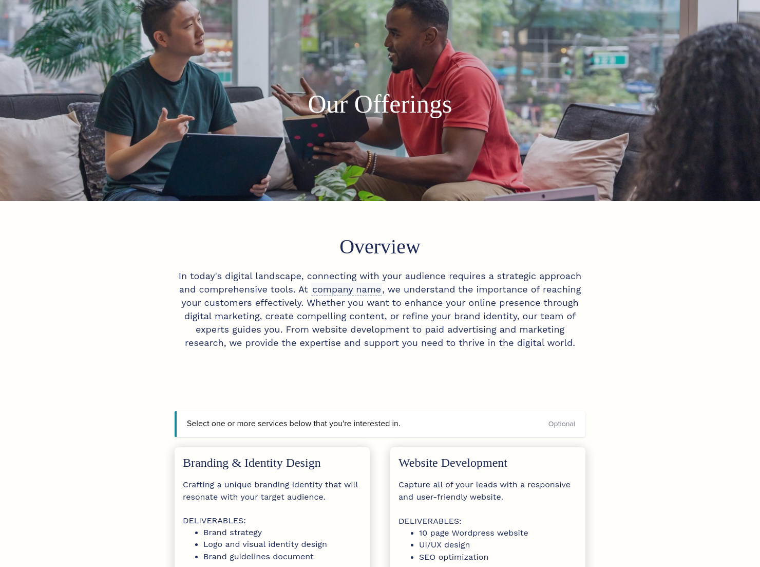 Services