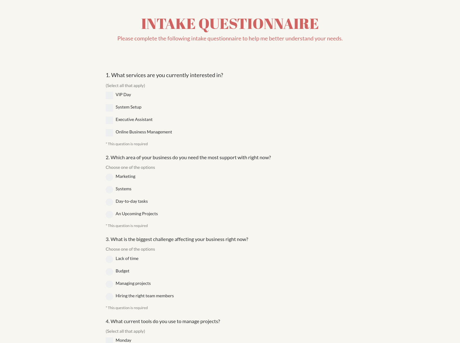 Questionnaire