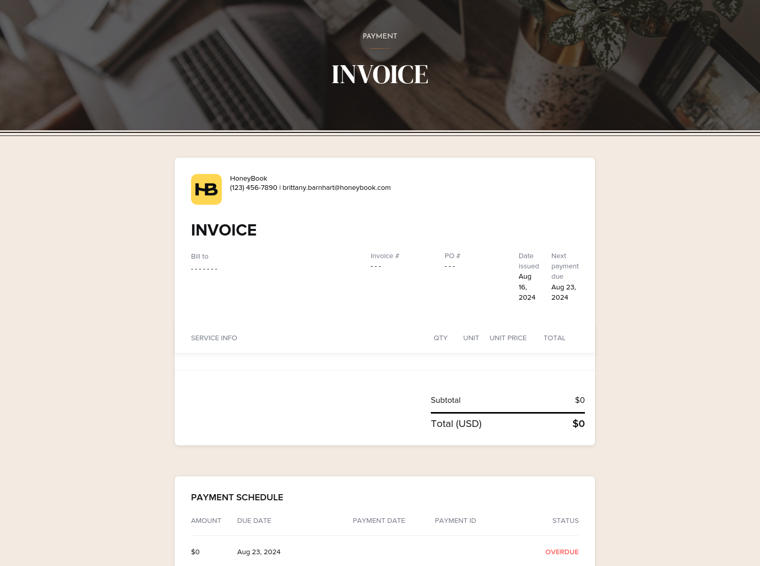 Invoice