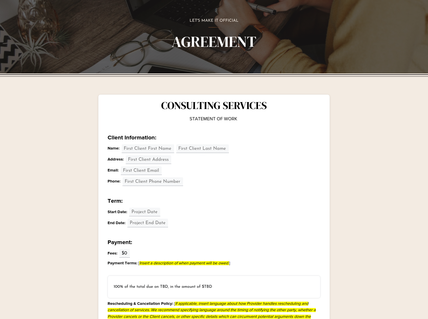 Contract