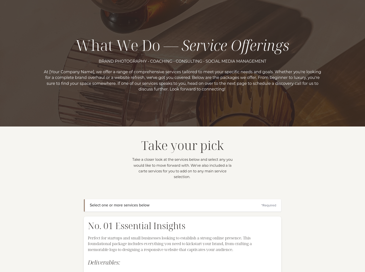 Services