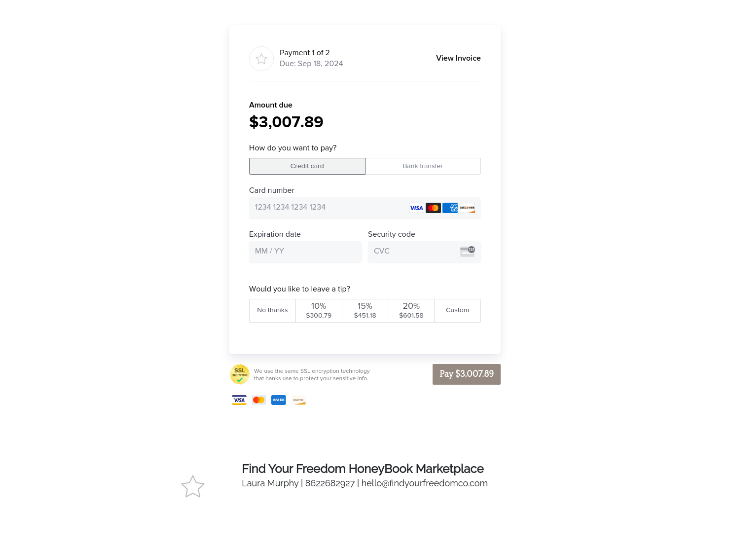 Payment