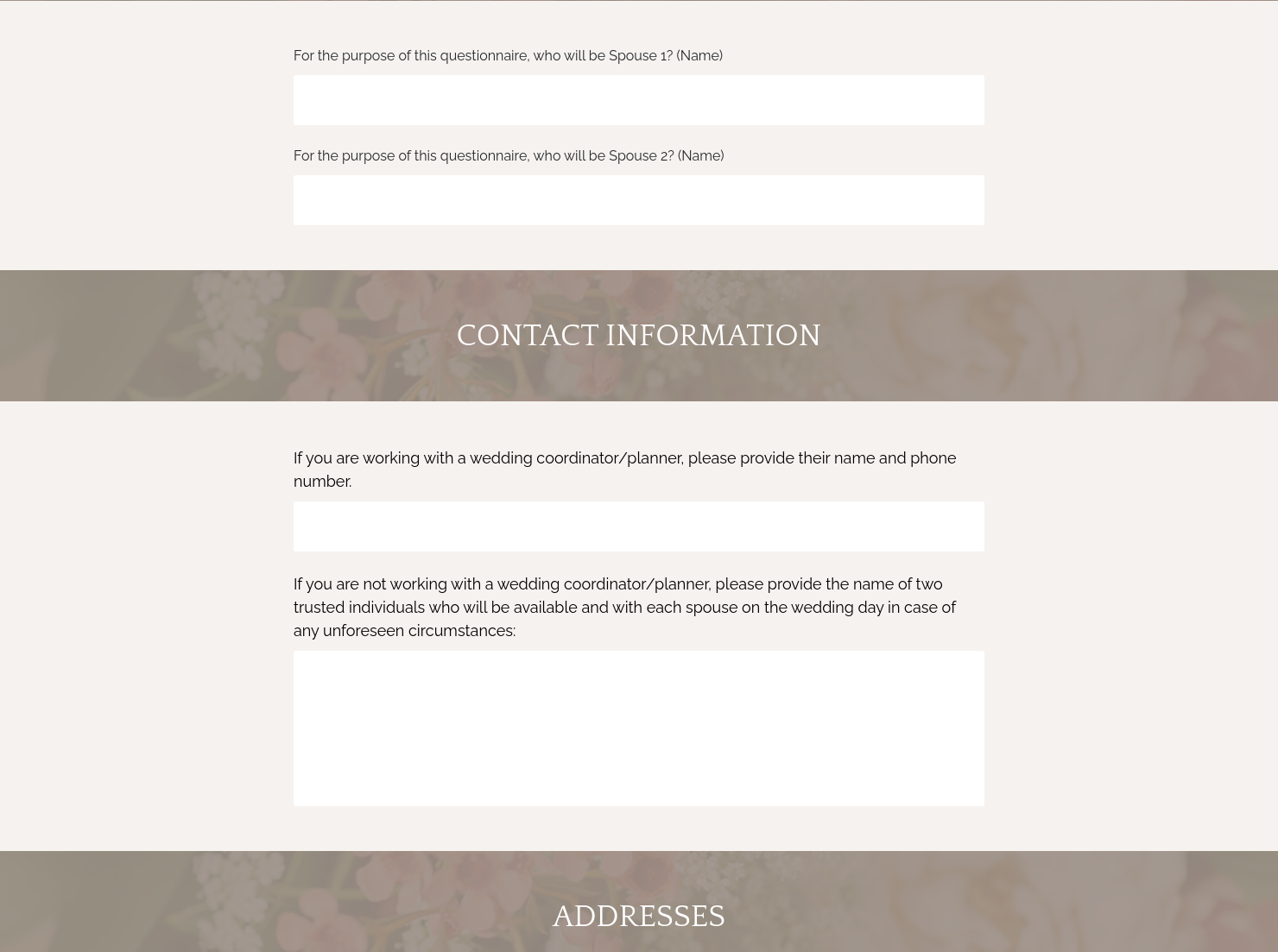 Questionnaire