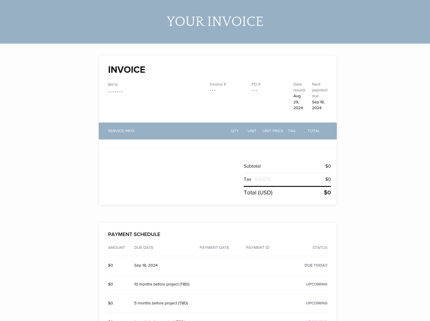 Invoice