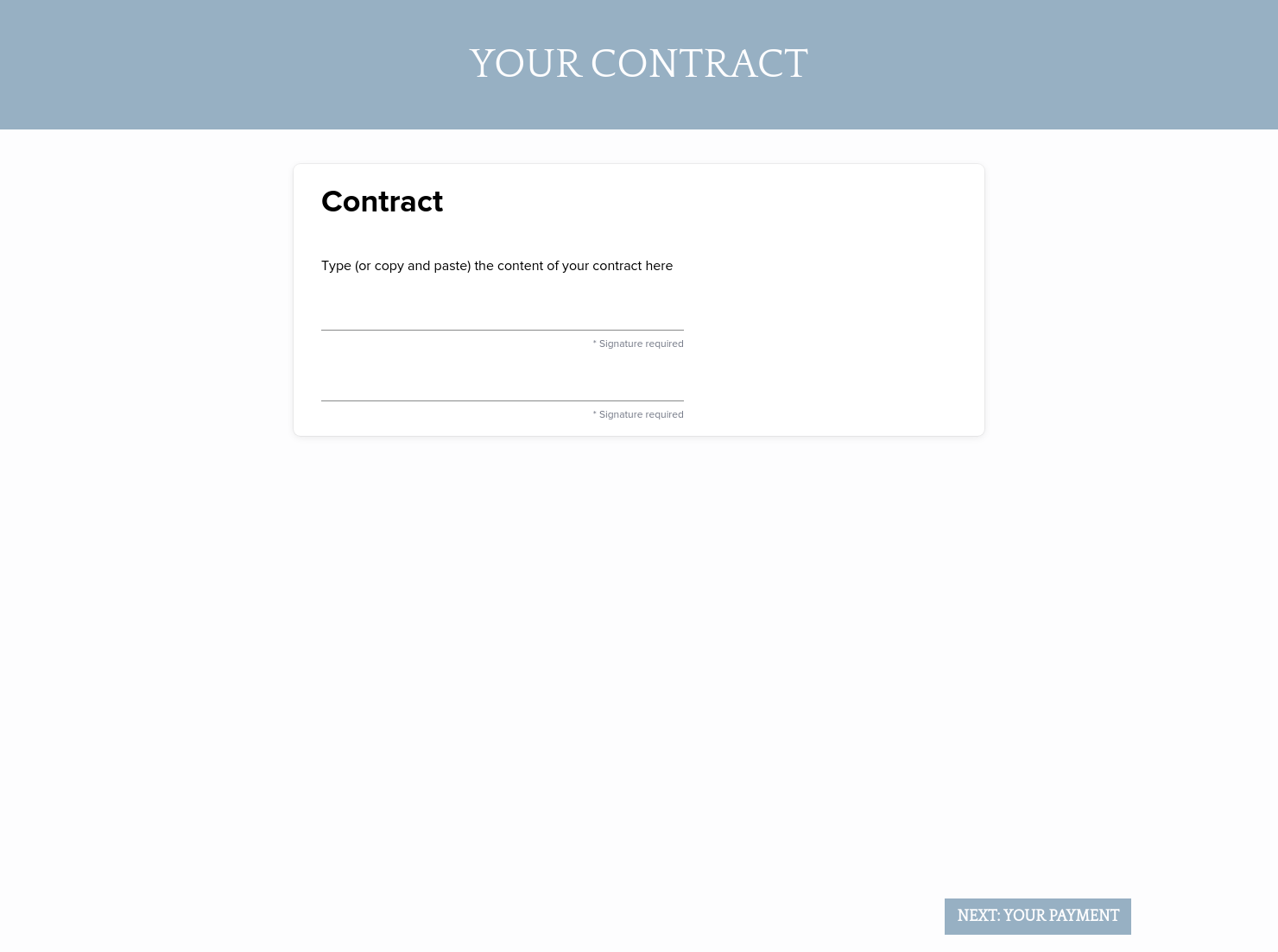 Contract