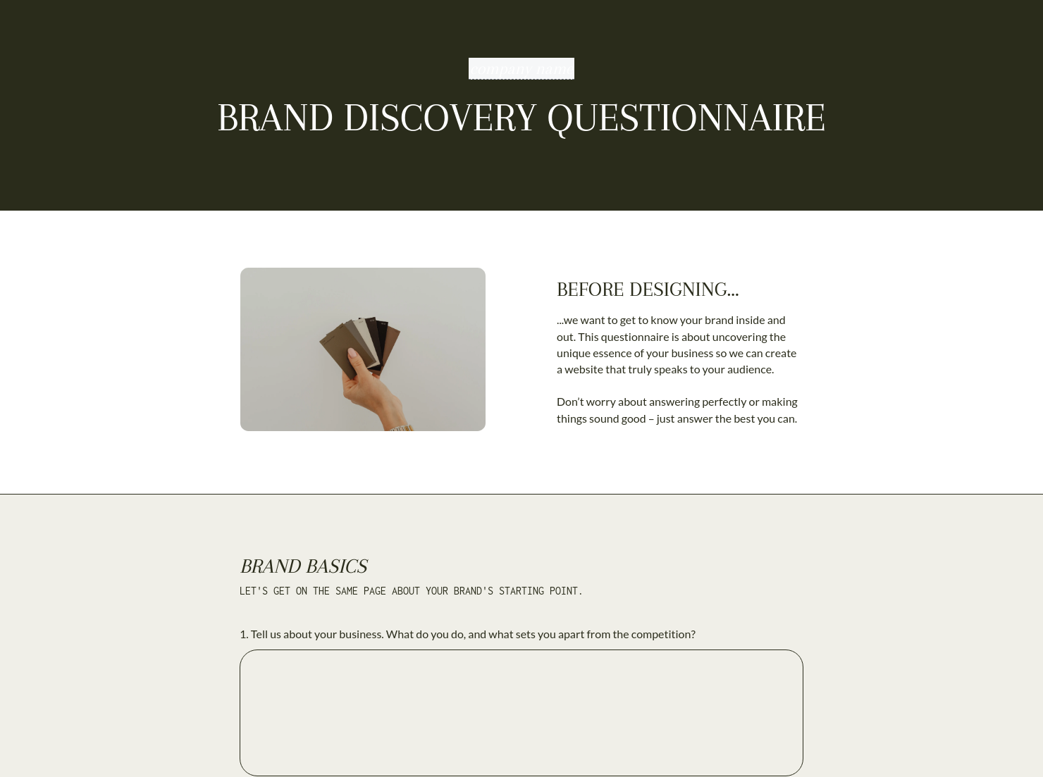 Questionnaire