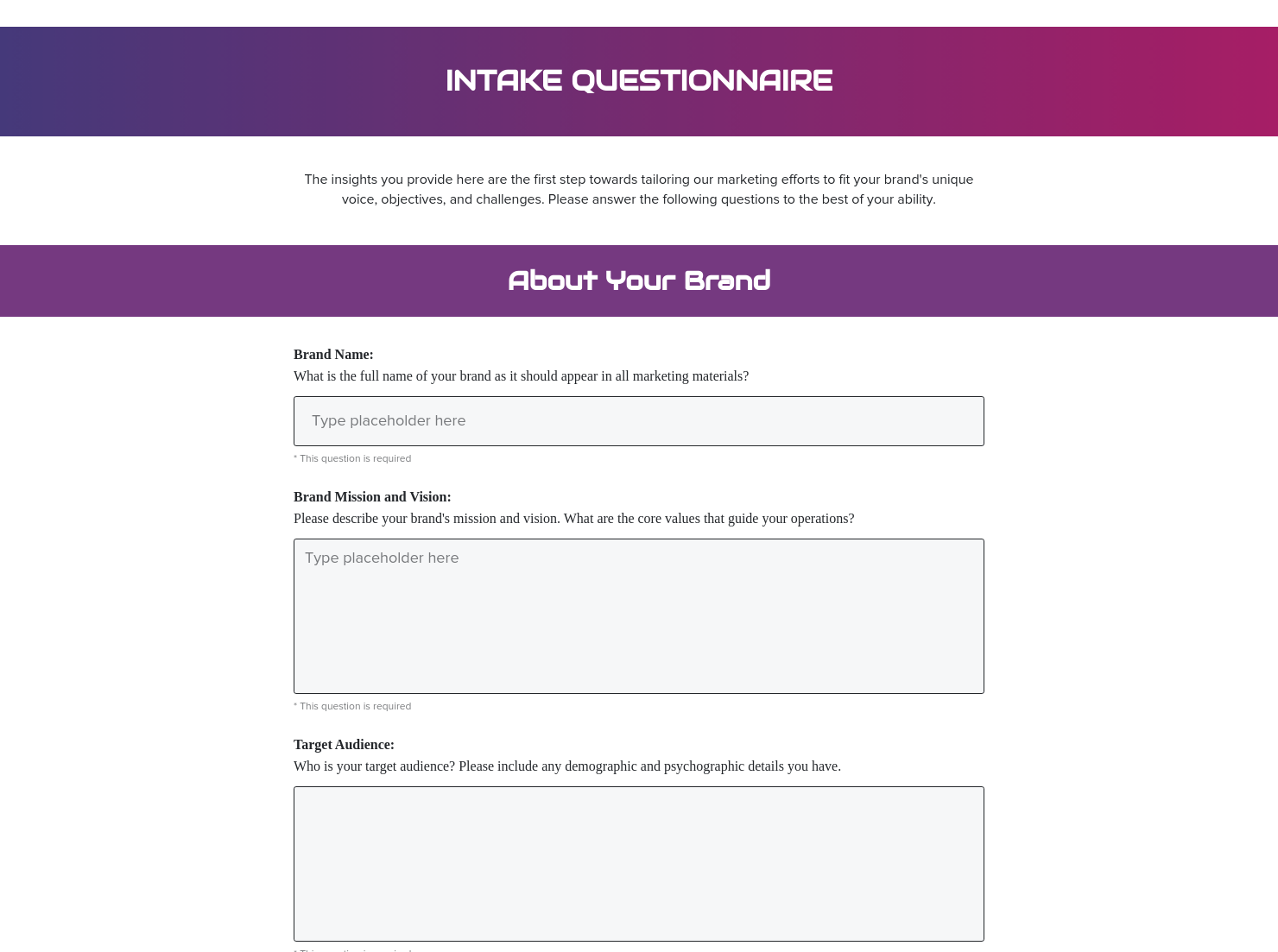 Questionnaire