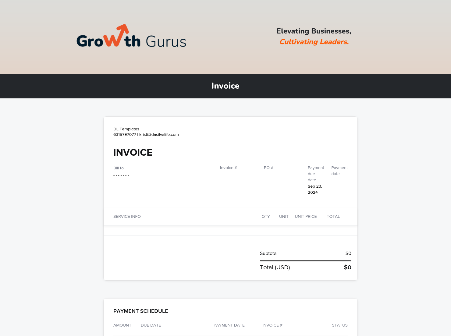 Invoice