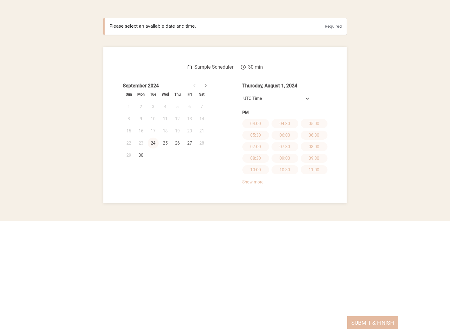 Scheduler