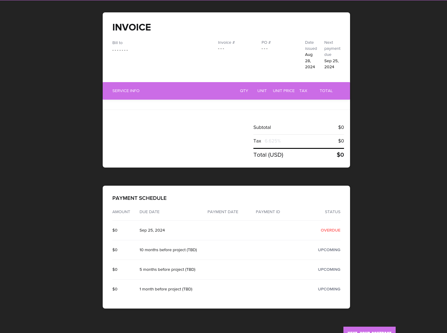 Invoice