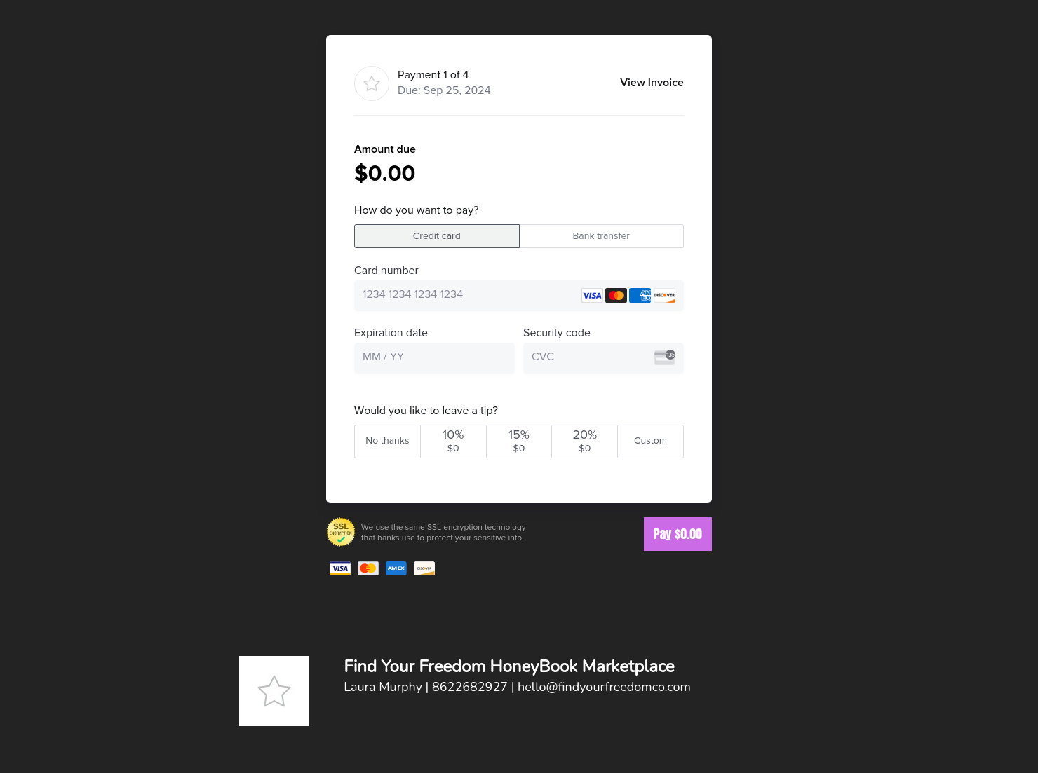 Payment