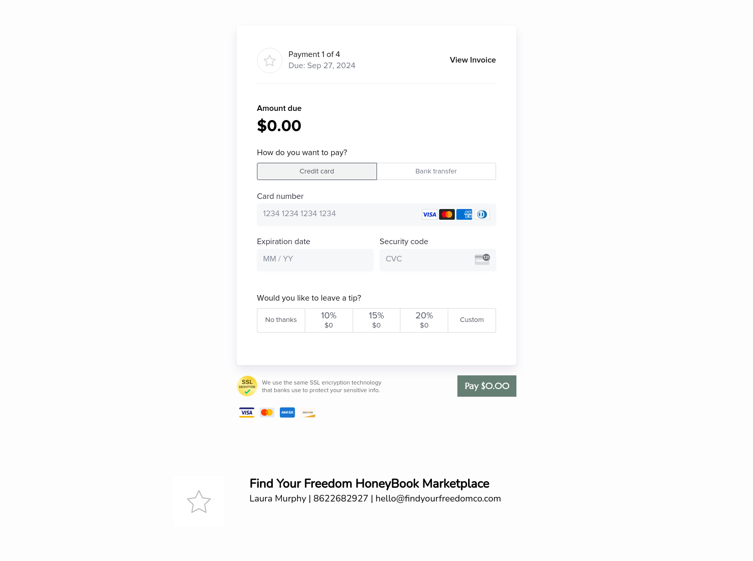 Payment