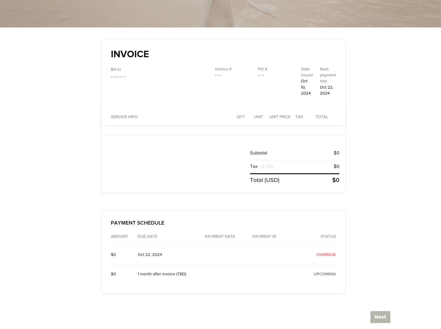 Invoice