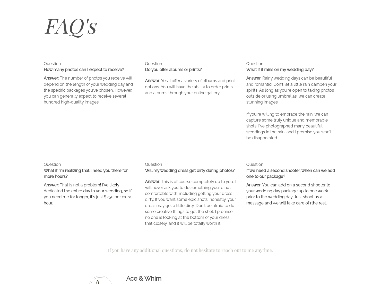 FAQs