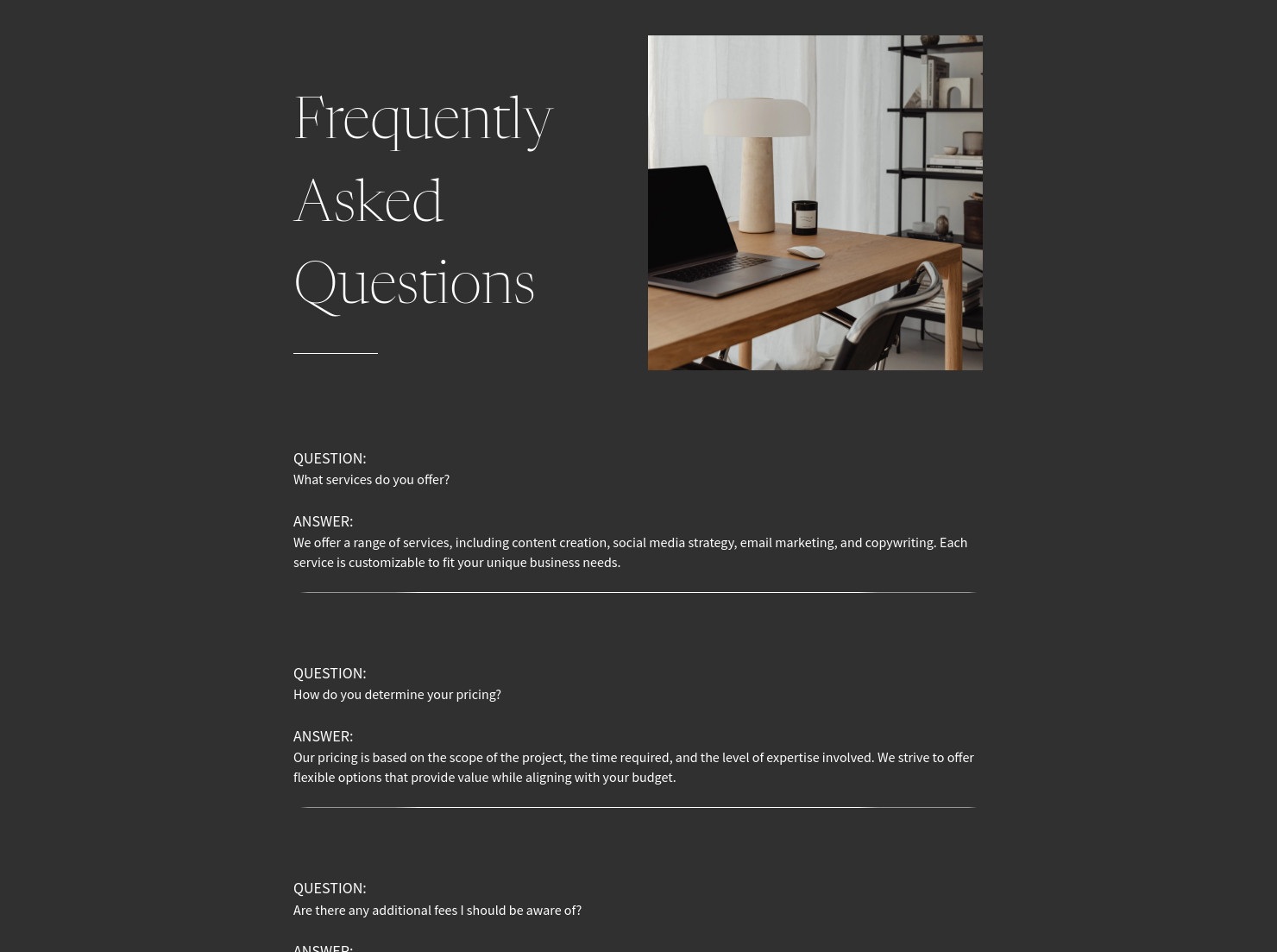 FAQs