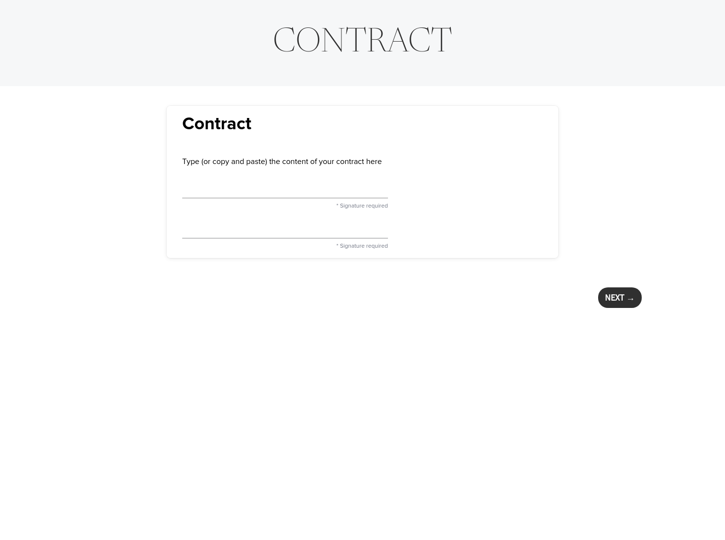 Contract