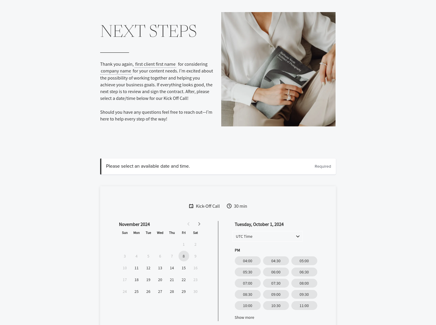 Next Steps