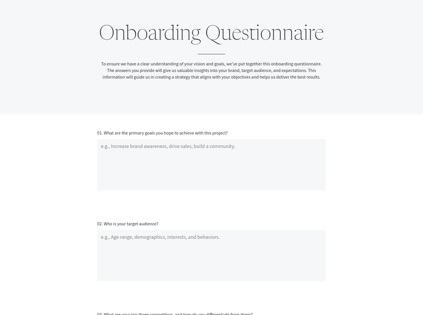 Questionnaire