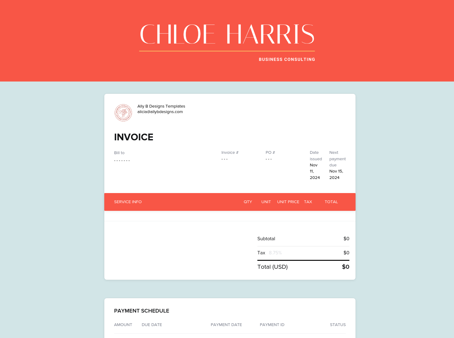Invoice