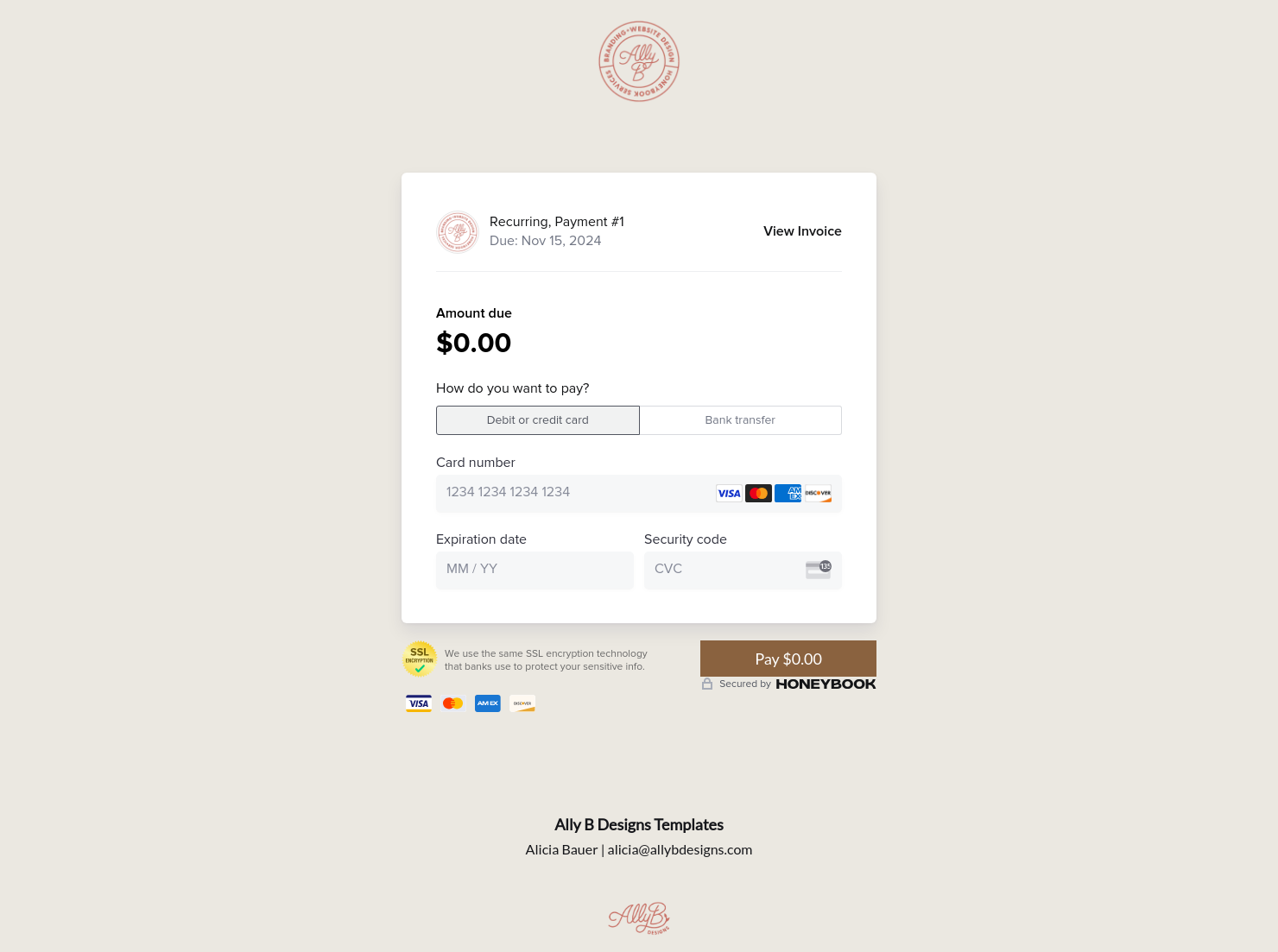 Payment