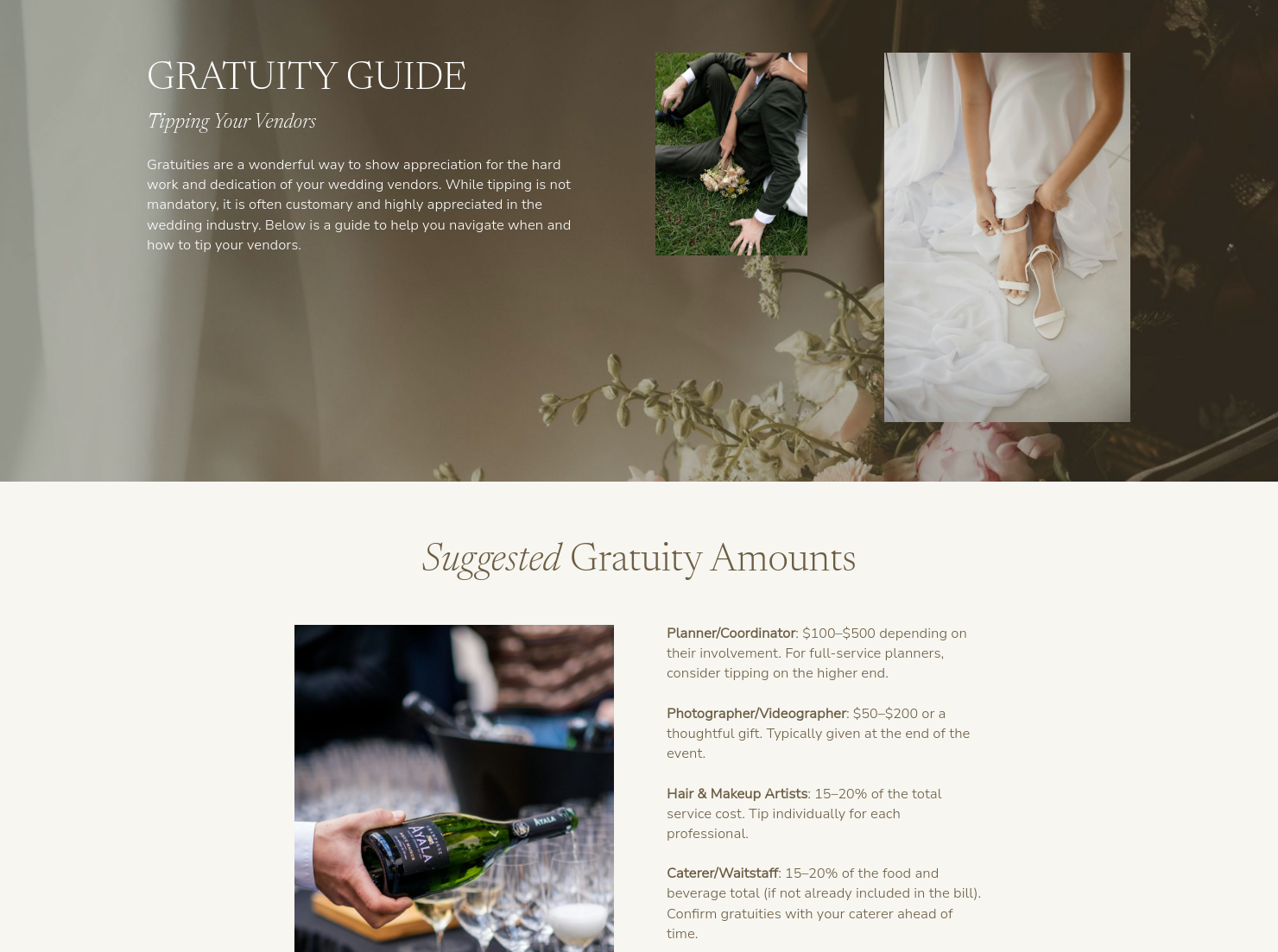 Gratuity Guide