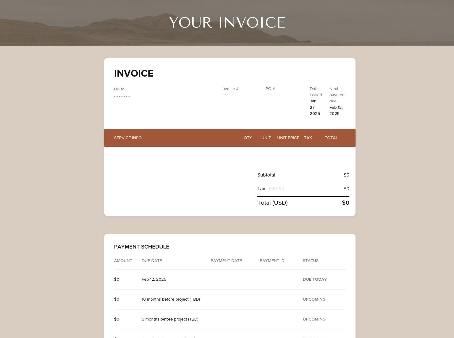 Invoice