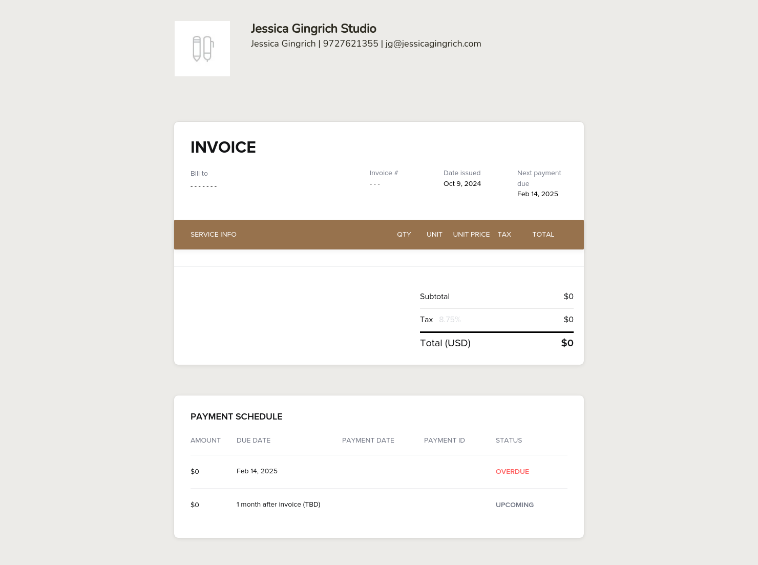 Invoice