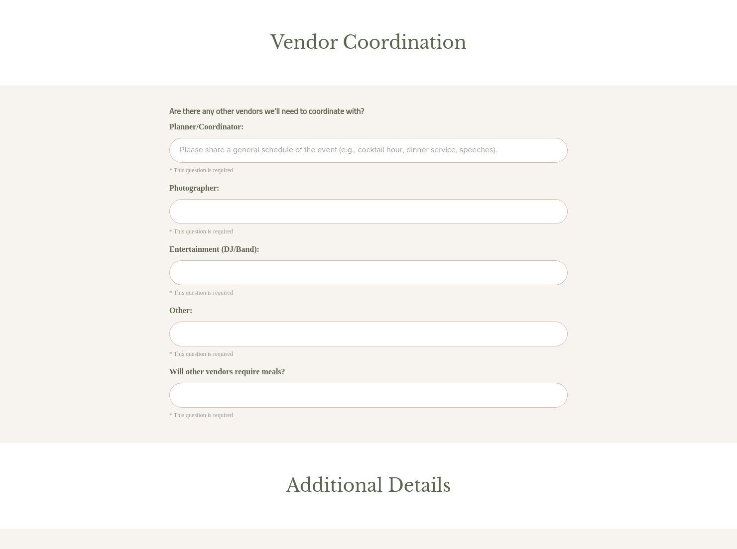 Vendors