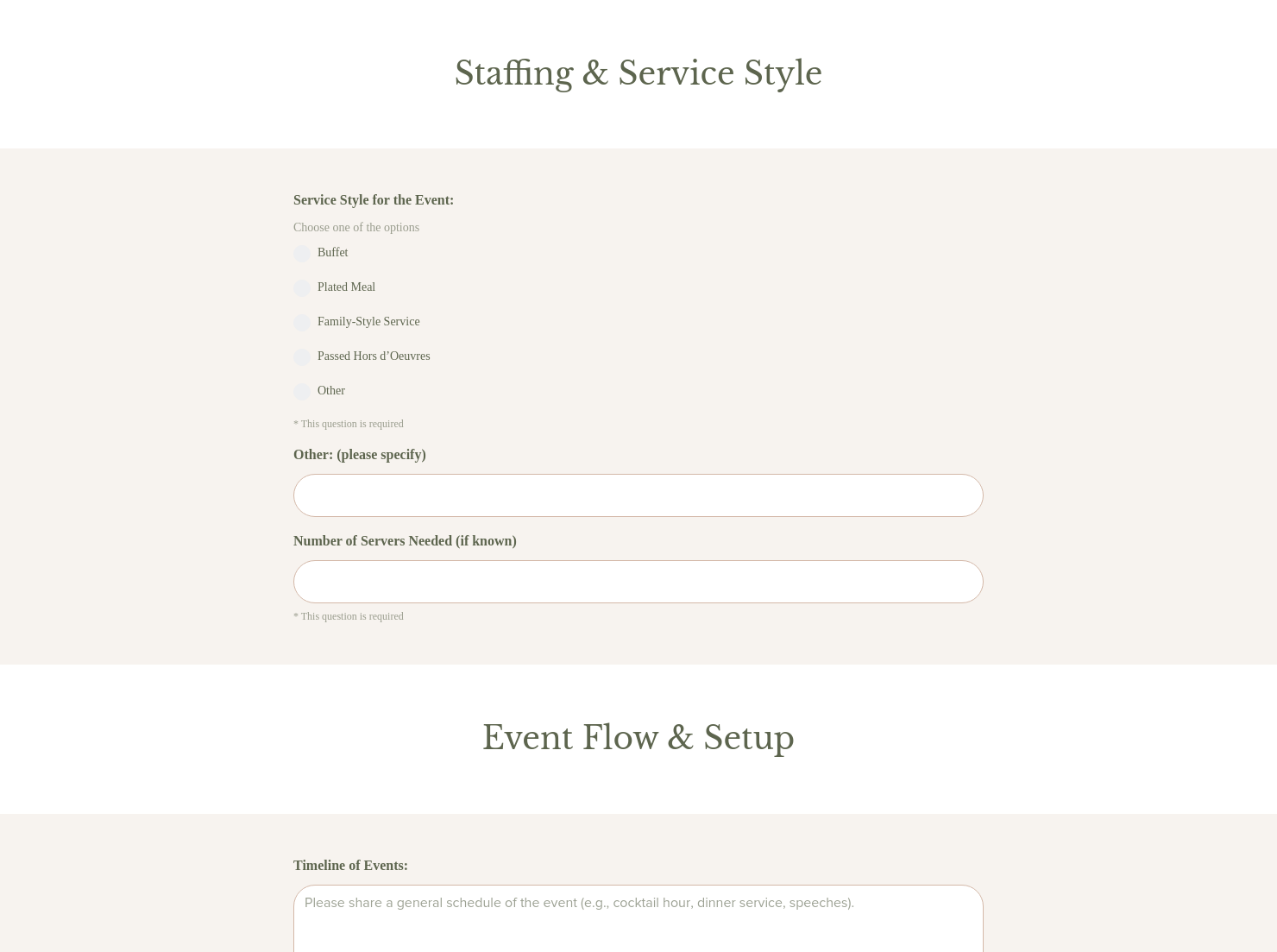 Staffing