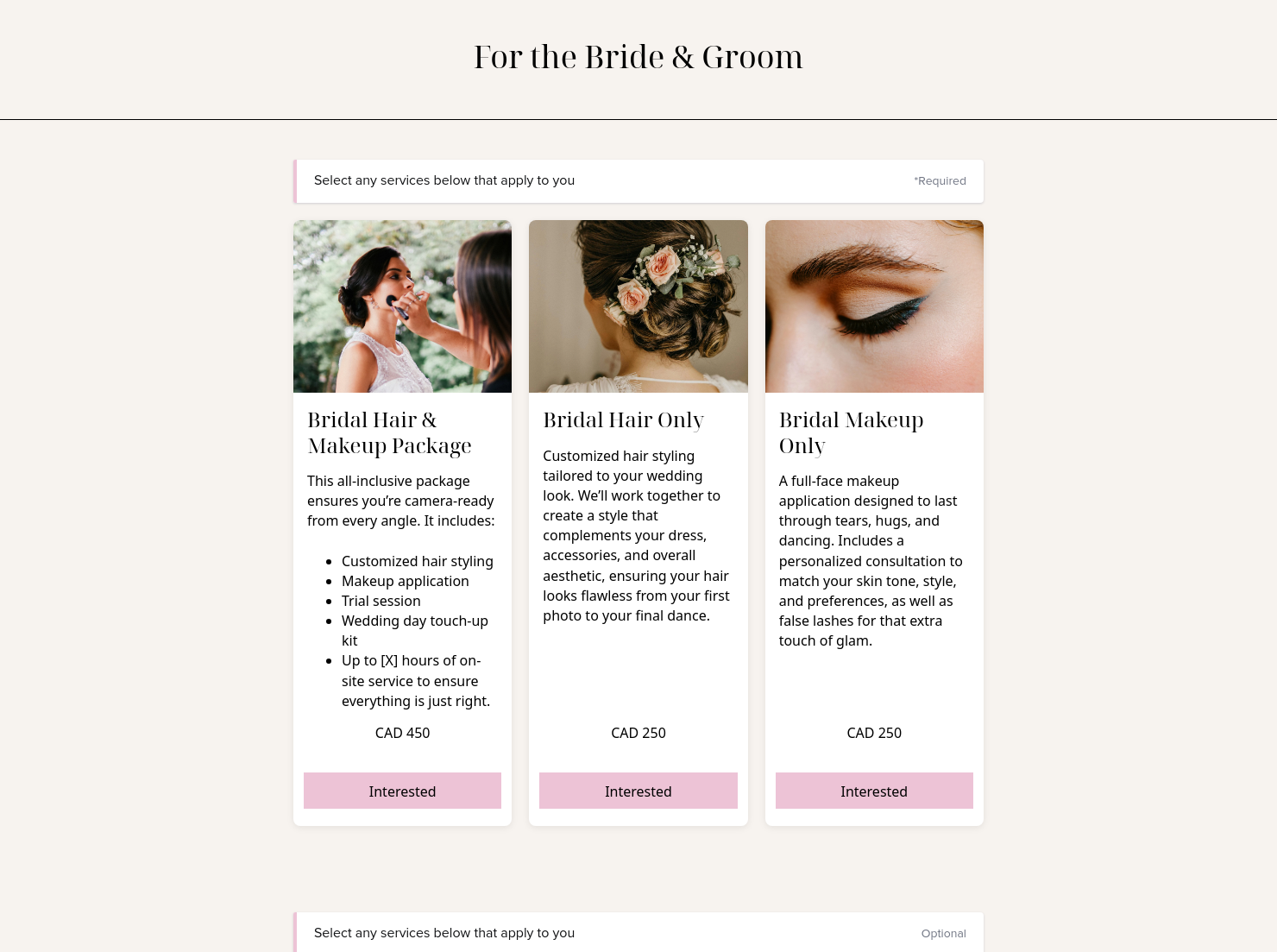 Bride & Groom