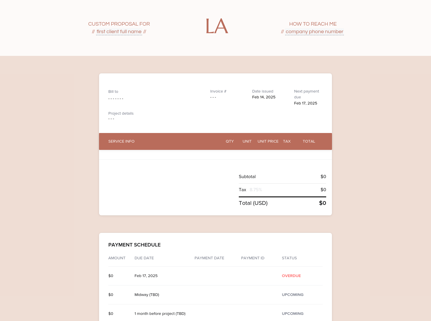 Invoice