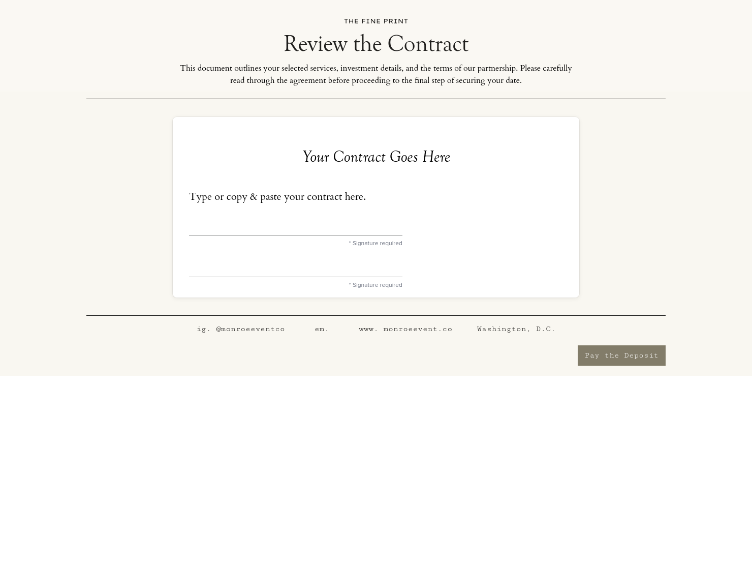 Contract